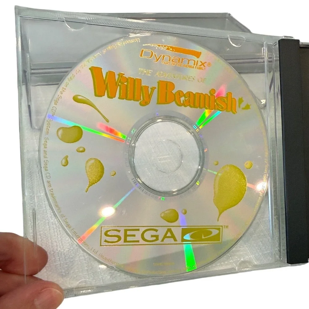 Adventures of Willy‎ Beamish Sega Game CD 1993 CIB Manual Reg Card Case
